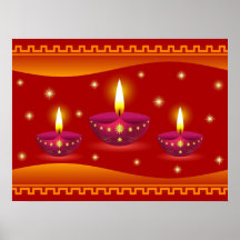 Glowing Decorative Lamps Posters