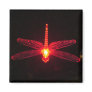 Glowing Dragonfly Refrigerator Magnets