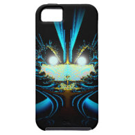 Glowing Eyes Alien Dragon Blue iPhone 5 Covers