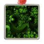 Glowing Eyes Fractal Christmas Ornaments