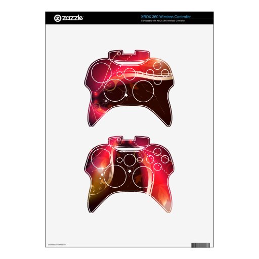 Glowing Flourishes: Vector Art: Xbox 360 Controller Decal