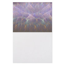 Glowing Flower Nebula Fractal Art Stationery