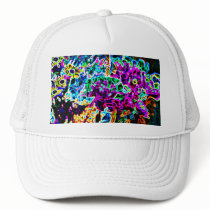 Glowing Flowers Hat by SjStevenson Glowing Flowers Hat