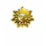 Glowing Gold Sun by Leslie Harlow t-shirts