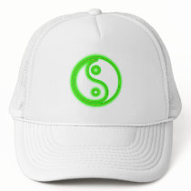 Glowing Green Yin Yang Hat