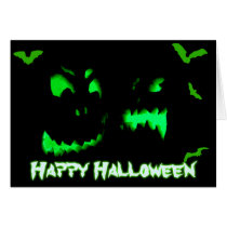 Glowing Halloween Card cards