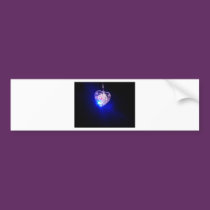 Glowing Heart bumper stickers