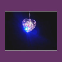 Glowing Heart postcards