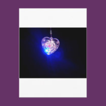 Glowing Heart postcards