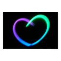 Glowing Heart posters by caitlininpink Glowing Heart posters