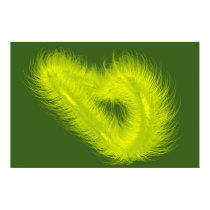 Glowing Heart posters