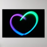 Glowing Heart Posters