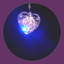 Glowing Heart stickers