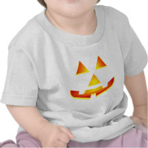 Glowing Jack 'O Lantern Pumpkin Face T-shirts