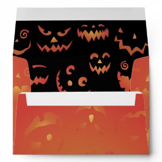 Glowing Jack o'Lanterns Gift Envelopes envelope