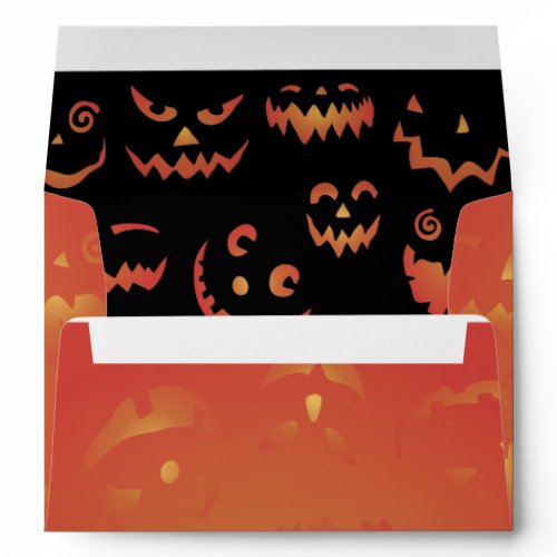 Glowing Jack o'Lanterns Gift Envelopes envelope