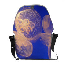 Glowing Jellyfish Rickshaw Messenger Bag
