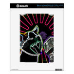 Glowing Karaoke Cat NOOK Decals