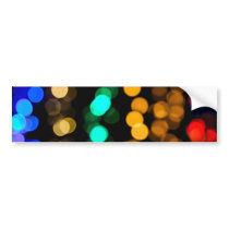 Glowing Light Pattern Bumper Sticker