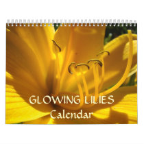 Glowing LILIES Calendar Gifts Holiday LILY Flowers