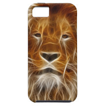 Glowing Lion Portrait iPhone 5 Covers