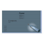 Glowing Message business cards