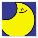 Glowing Moon Print by elisaemme Glowing Moon Print
