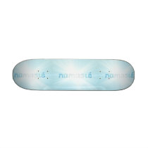 Glowing Namaste Skateboard