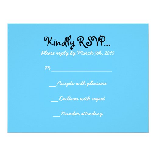 Glowing Neon Stars Bar Mitzvah  REPLY Card