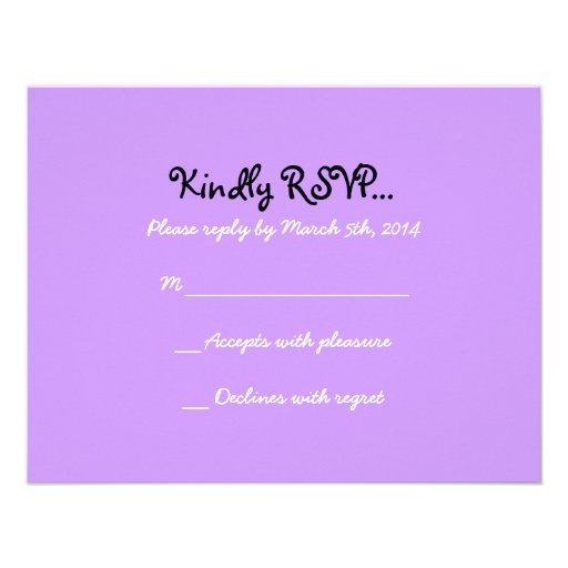 Glowing Neon Stars Bat Mitzvah  REPLY Card