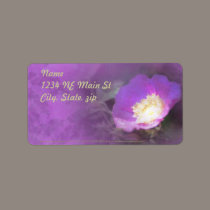 glowing old fashioned rose elegance labels