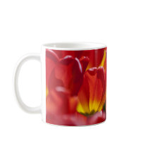 Glowing Orange Tulips Coffee Mugs