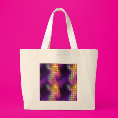 Glowing Pastel Lights Canvas Bags Zazzle_bag