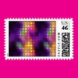 Glowing Pastel Lights Postage Stamps
