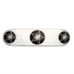 Glowing Pentagram 1 Skateboard