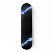Glowing Plasma Fractal Abstract Custom Skate Board