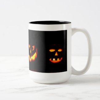 Glowing Pumpkin Coffee Mug Halloween