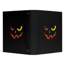 Glowing Pumpkin Face Binder by HolidayFun Glowing Pumpkin Face Binder