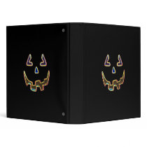 Glowing Pumpkin Face Binder by HolidayFun Glowing Pumpkin Face Binder