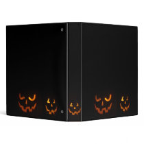 Glowing Pumpkin Face Binder by HolidayFun Glowing Pumpkin Face Binder