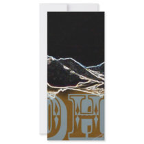 glowing customized rack card