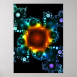 Glowing Radioactive Amoeba posters