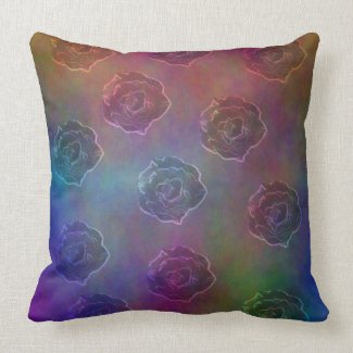 Glowing Roses pillow