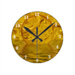 Glowing Round Clock
