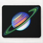 Glowing Saturn Mousepad