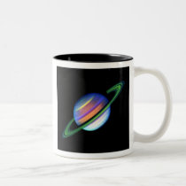 Glowing Saturn Mug mugs