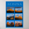 Glowing Sedona Collage posters