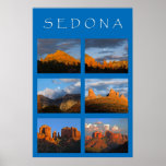 Glowing Sedona Collage Posters