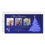 Glowing Snowflake Tree Photocard (sapphire) Photo Card