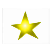 Glowing Star Post Card